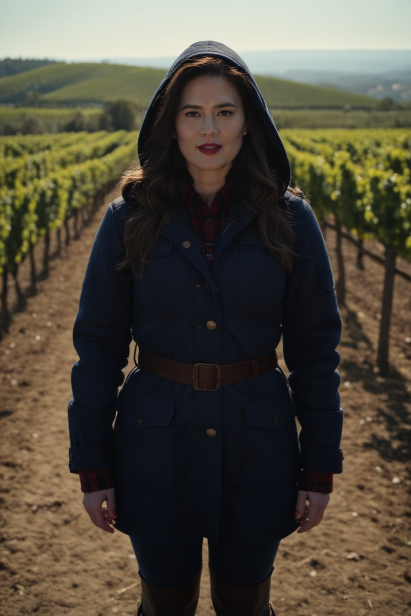 00078-2544093083-cinematic film still captain carter wearing hooded parka, flannel shirt, and leggings at vineyard, (tender smile) _lora_Captain_.png